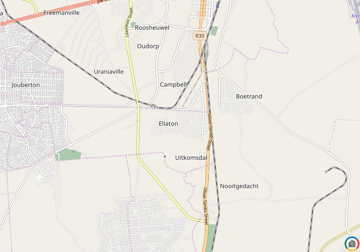 Map location of Ellaton